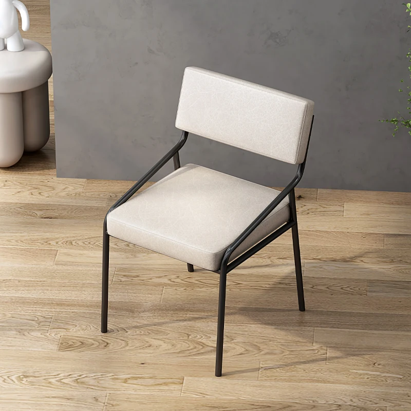 Nordic Kitchen Luxury Restaurant Desk Chair Retro Style Leisure Iron Cadeira Home Furniture Wkdc