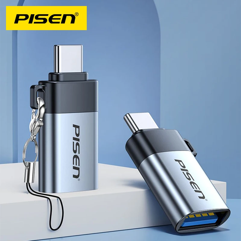 

PISEN OTG Type C To USB 3.0 Adapter Type-C Male To USB Female Connector For Phone Tablet Laptop U Disk Data Transfer Converter