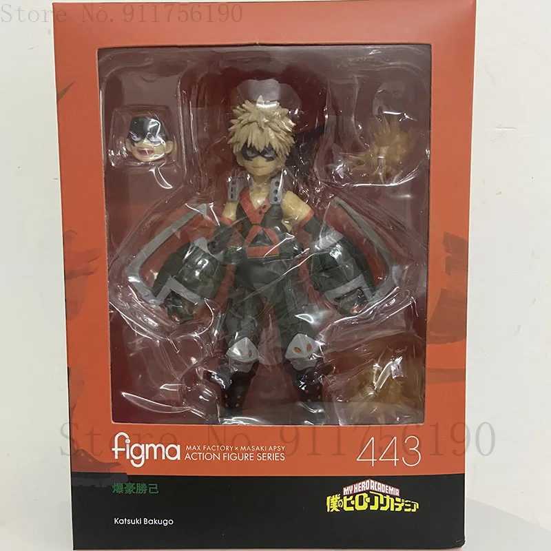 

My Hero Academia Katsuki Bakugo 443 Action Figure PVC Midoriya Izuku 323 Figurine Katsuki Collectible Model Toy Doll Gift 14CM