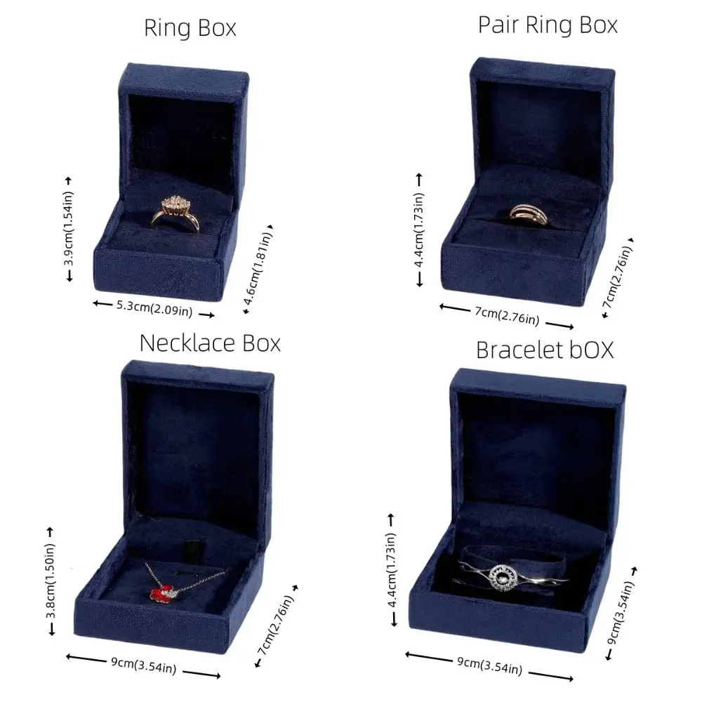 Текстурированная винтажная бархатная шкатулка для драгоценностей со стразами