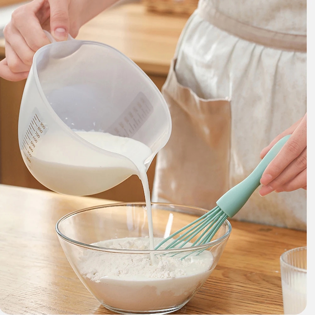 

Beaten Egg Bowl Kitchen Egg De-Gluten Strainer Egg Froth Mixing Bowl Baking Graduated Measuring Cup Kitchen Gadgets