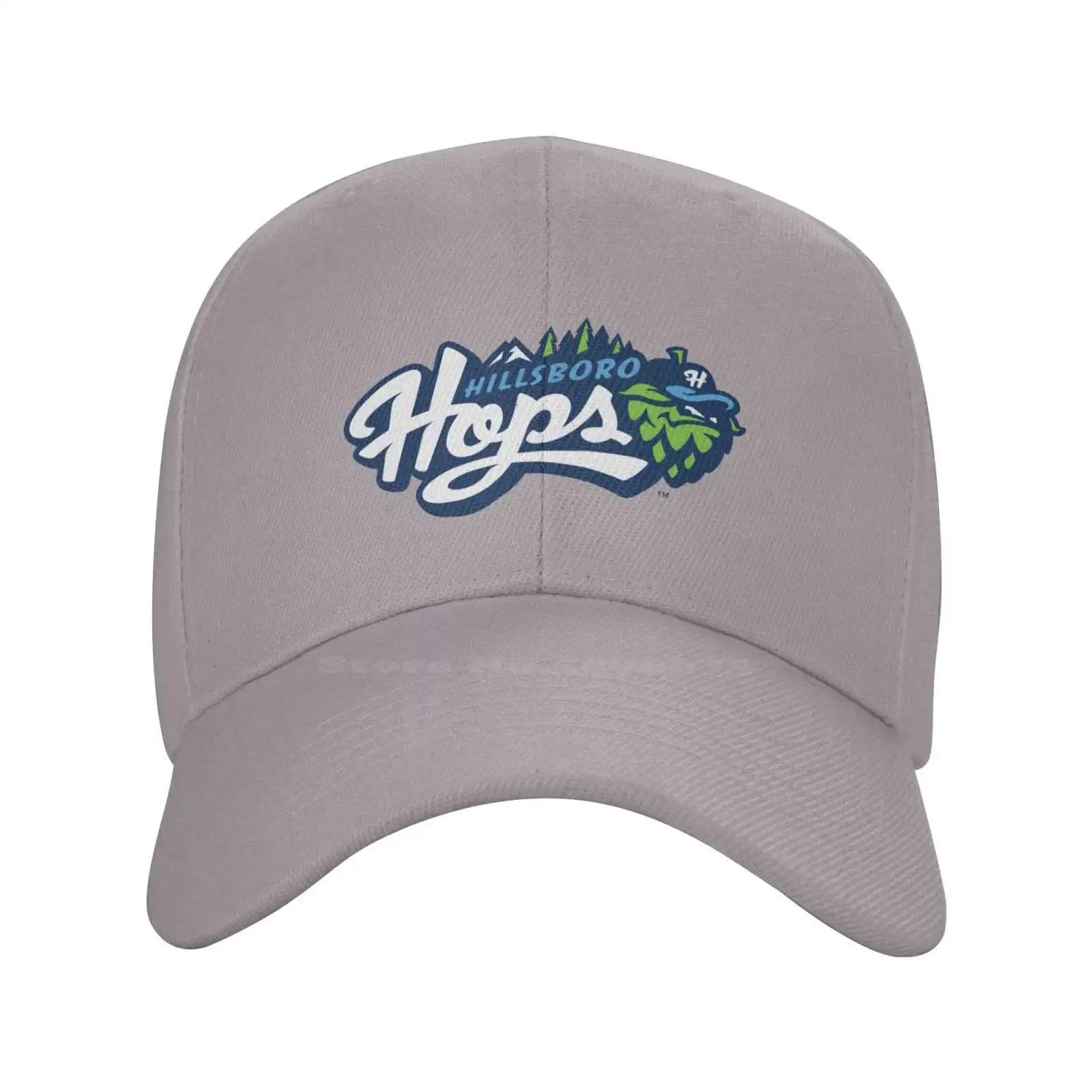 

Hillsboro Hops Logo Print Graphic Casual Denim cap Knitted hat Baseball cap