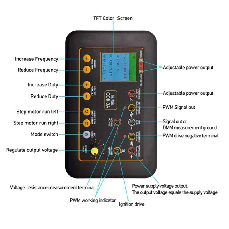 QDB 3A 12-24V тестер катушки зажигания инжектор автомобильный привод детектор