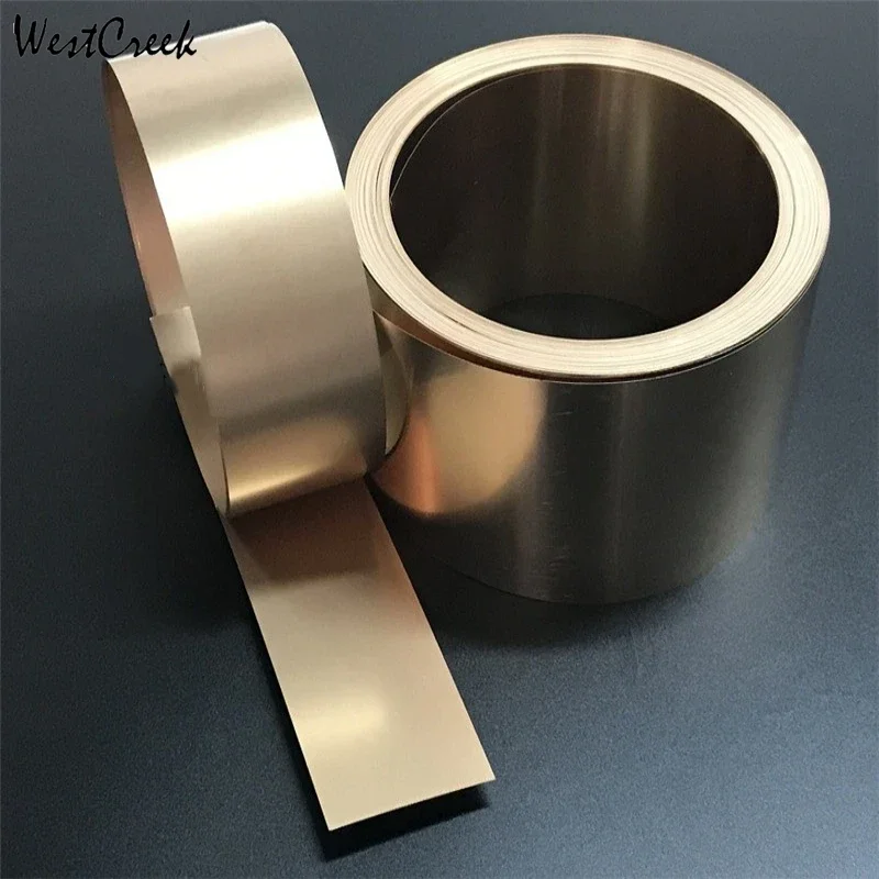 Фосфорная медь-лента WESTCREEK C5210 высокого качества медная фольга 0 08 мм 1 2 5 3