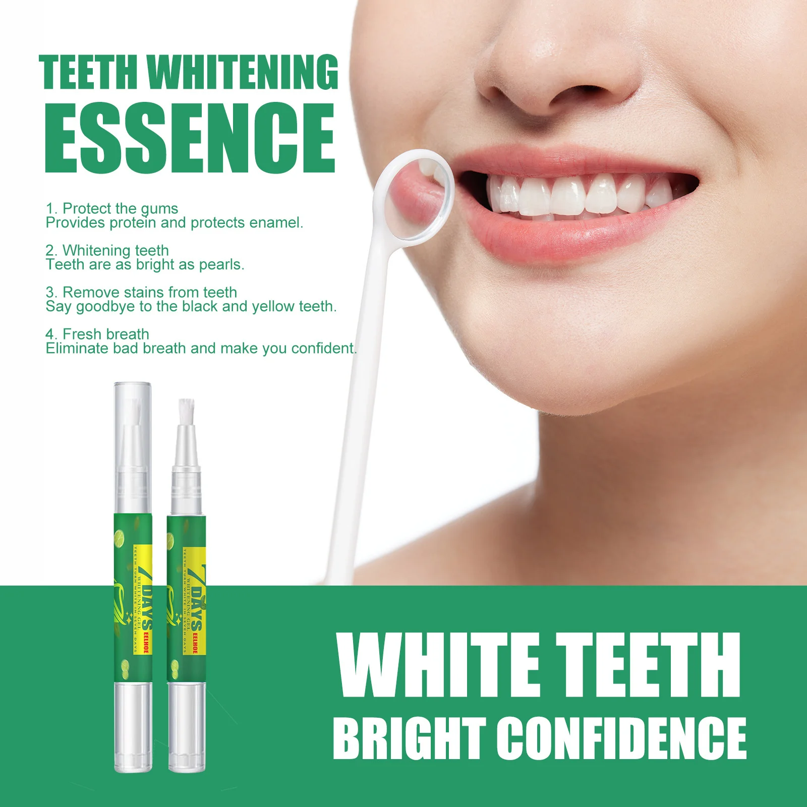 

3ml Teeth Whitening Pen Tooth Gel Whitener Bleach Remove Stains Oral Hygiene Instant Smile Teeth Whitening Kit Cleaning Serum