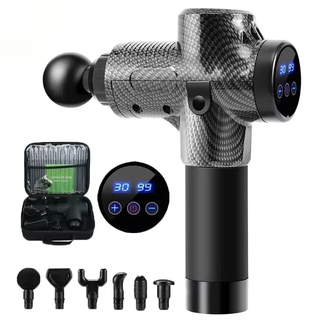 30 уровней массажный пистолет инструмент для глубокой фотозаписи перкуссионный