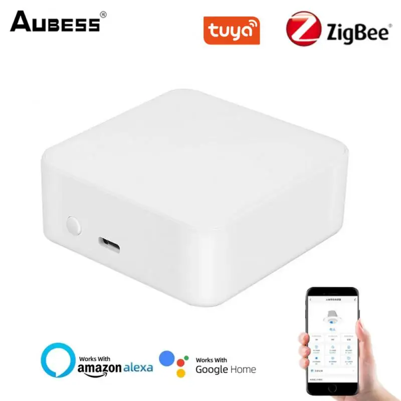 

Aubess Tuya Zigbee Human Body Motion Sensor Ceiling-mounted Tuya APP Alarm Fall Detection Light Control MmWave Radar Detection