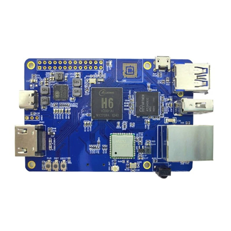

Lctech Pi H6 Development Board AI Open Source Maker Development Board Support Linux Android For Raspberry Pi