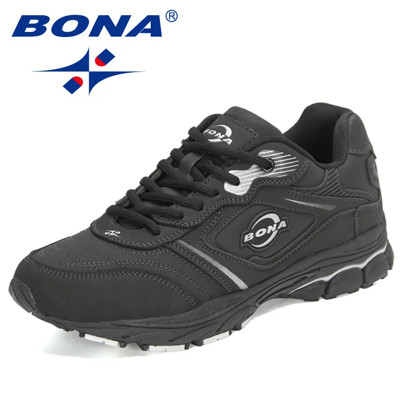 

BONA 2022 New Designers Running Shoes Light Breathable Shoes Men Brand Outdoor Sport Shoes Fashion Sneakers Man Jogging Footwear