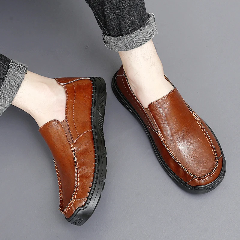 Рисунок 6 - Мокасины мужские кожаные на плоской платформе