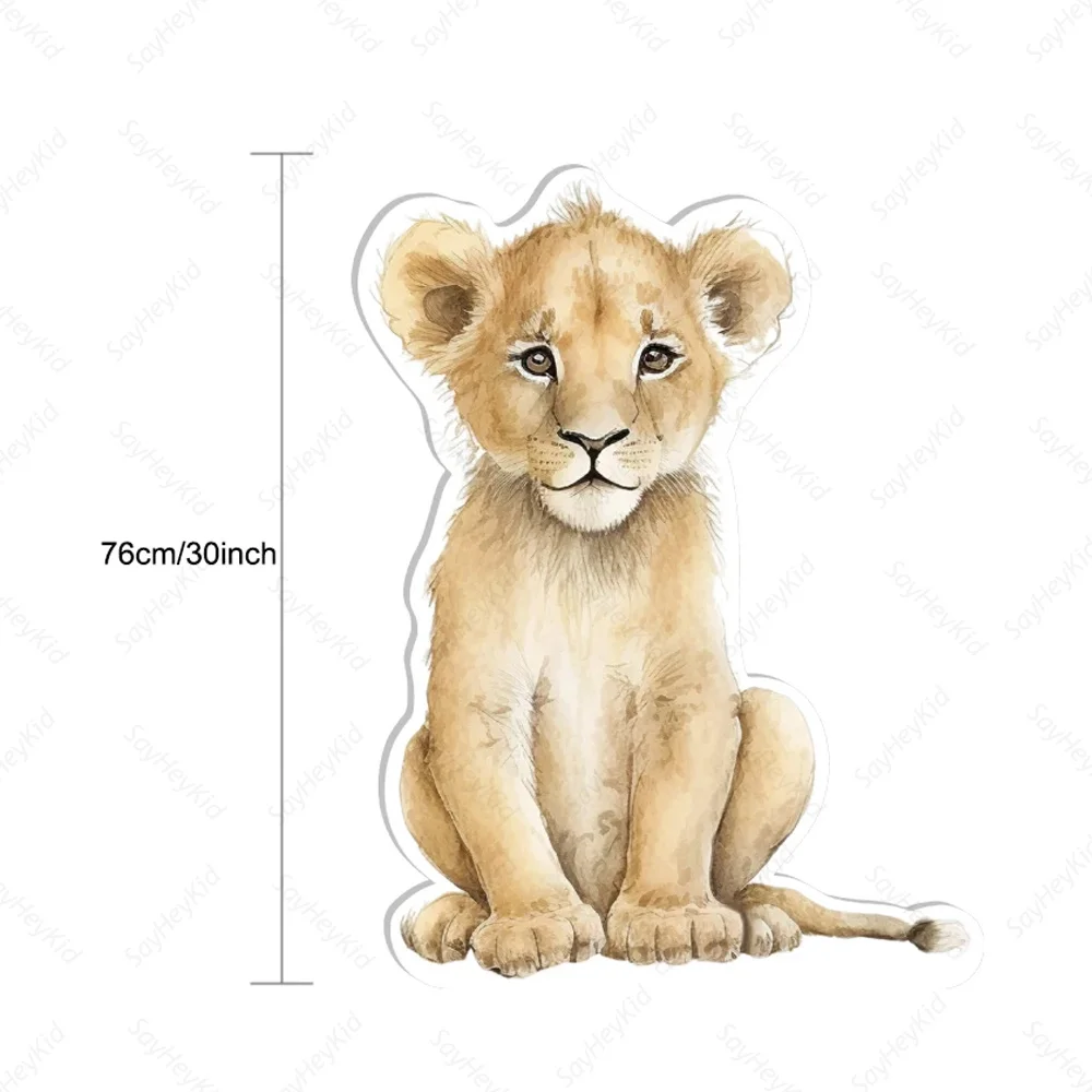 Большие вырезы в виде животных джунглях слон жираф Лев КТ доска для джунглей