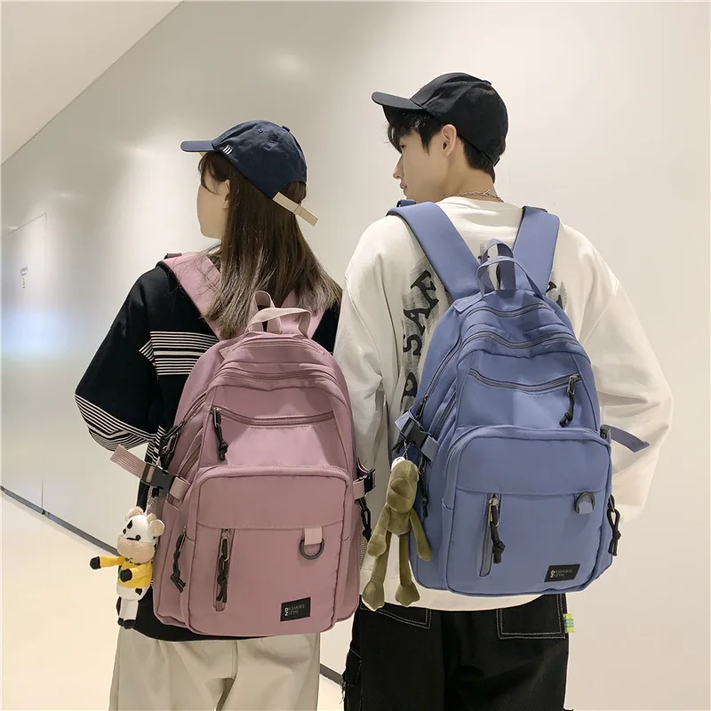 

Korean version of ins high capacity work outfit backpack for middle and high school students backpack trend couple backpack