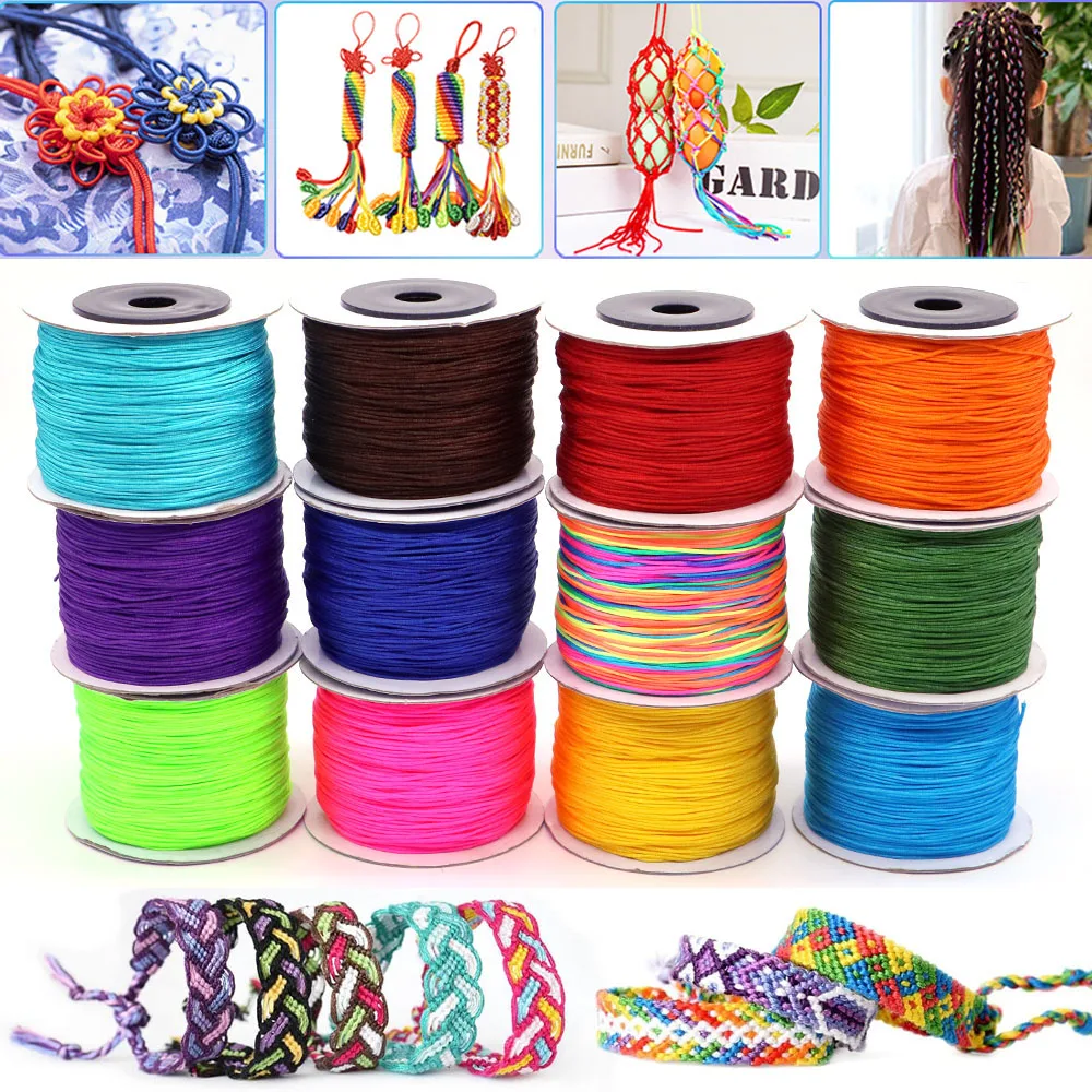 Нейлоновая нить для рукоделия Decor Crystals 0 8 мм 100 ярдов