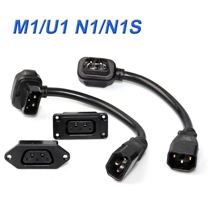 Niu N1S Electric Vehicle Charger Conversion Plug Adapter M1/U1/N1 Lithium Battery Exchange Charging Pile Cable Socket Connector