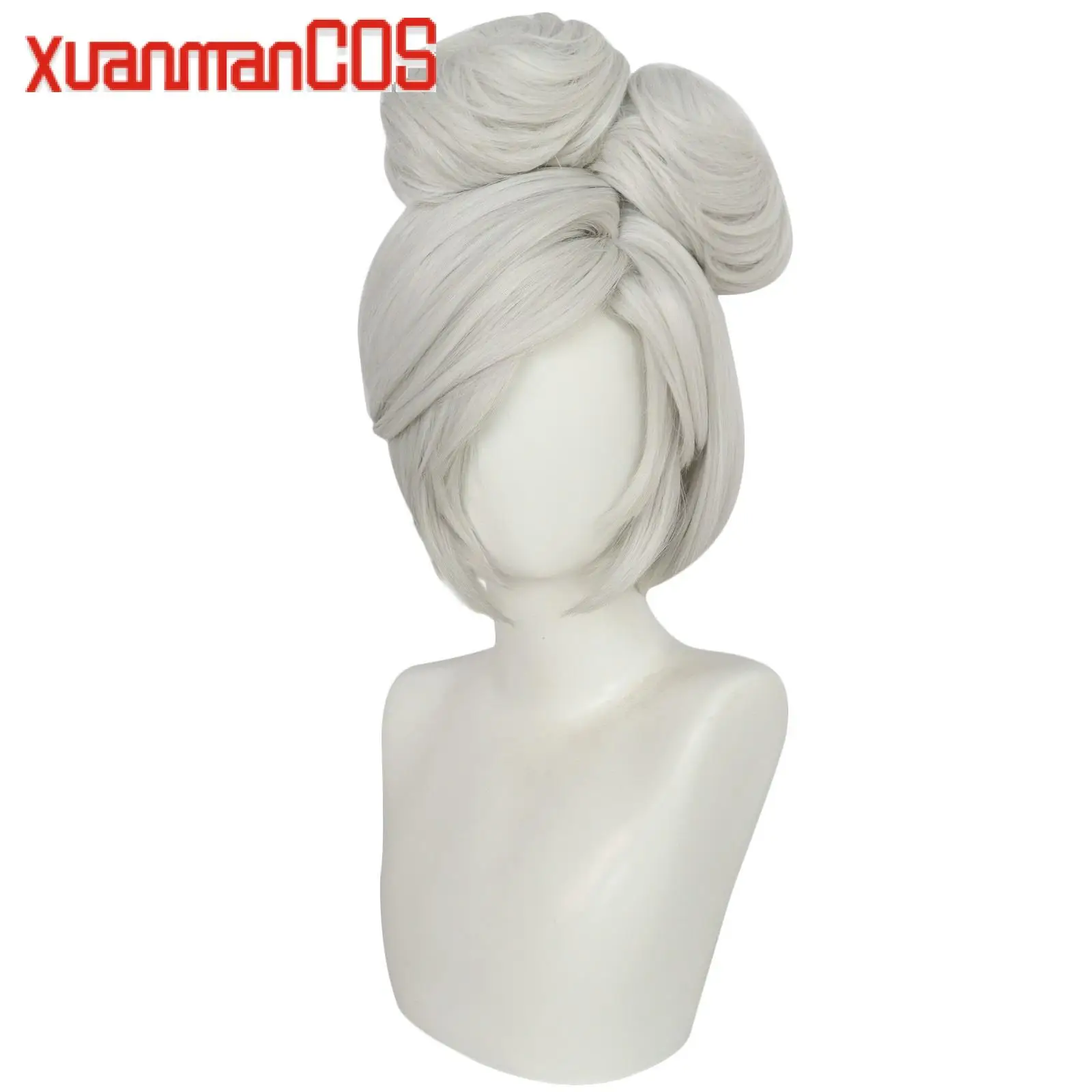 

Zelda Cosplay Wig Anime Princess Purah Silver White Braided Heat Resistant Synthetic Hair for Halloween Stage Wigs Free Wig Cap