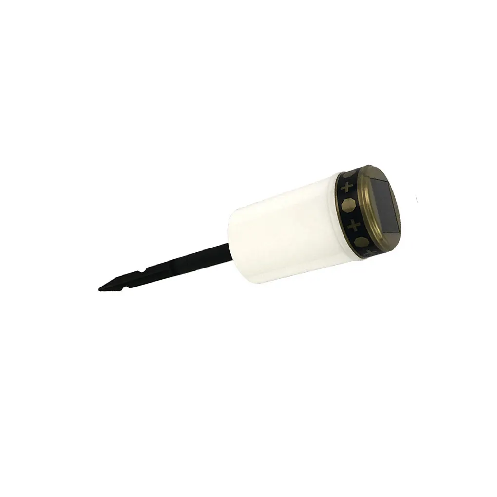 

Solar Candle Lamp Waterproof Battery Lighting Ground Lamps LED Night Lights Cemetery Lamp Street Garden Yard White