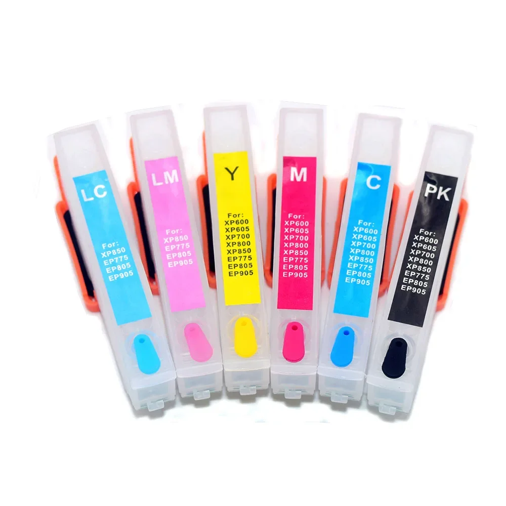 6 цветов/комплект пустые чернильные картриджи IC80 для Epson