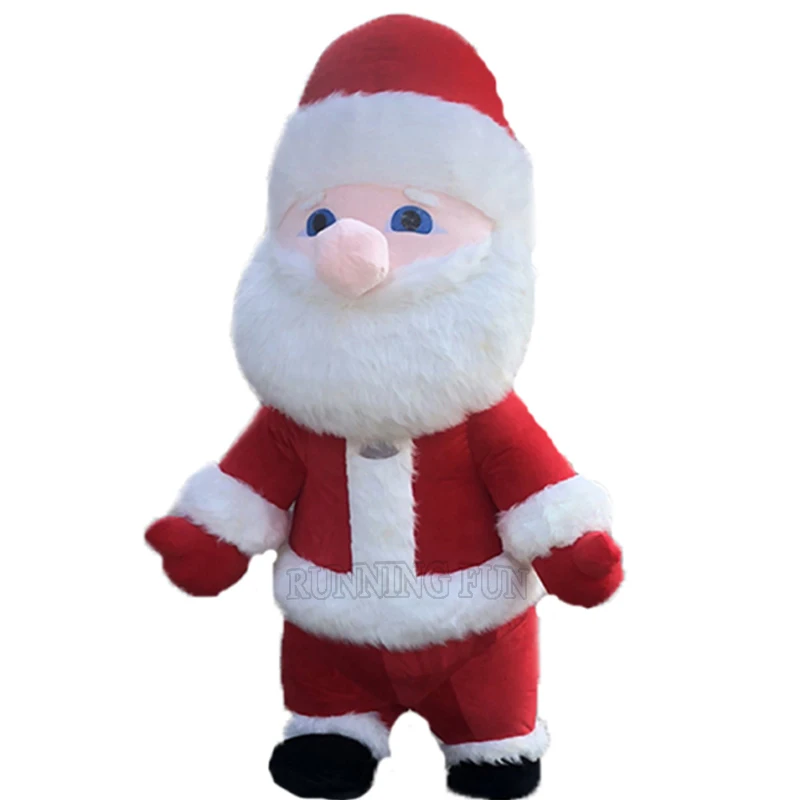 

2m 2.6m Adult Hot Sale Inflatable Chirstmas Santa Claus Snowman Deer Mascot Fancy Dress Halloween Costume For The Party