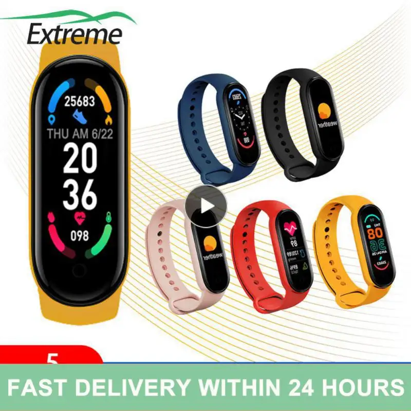 

Sleep Monitoring Waterproof Smart Watch Color Screen Tracker Message Reminder Sport Mode Smart Bracelet For Mobile Phone 80mah