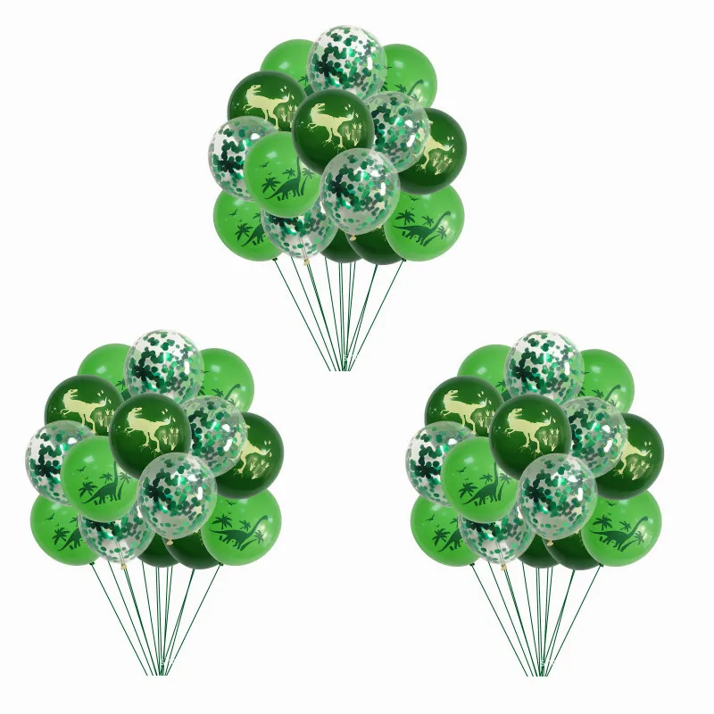 

12inch Dinosaur Balloons Jungle Birthday Party Jungle Safari Party Baloon One Birthday Party Decor Kids Baby Shower Latex Ballon