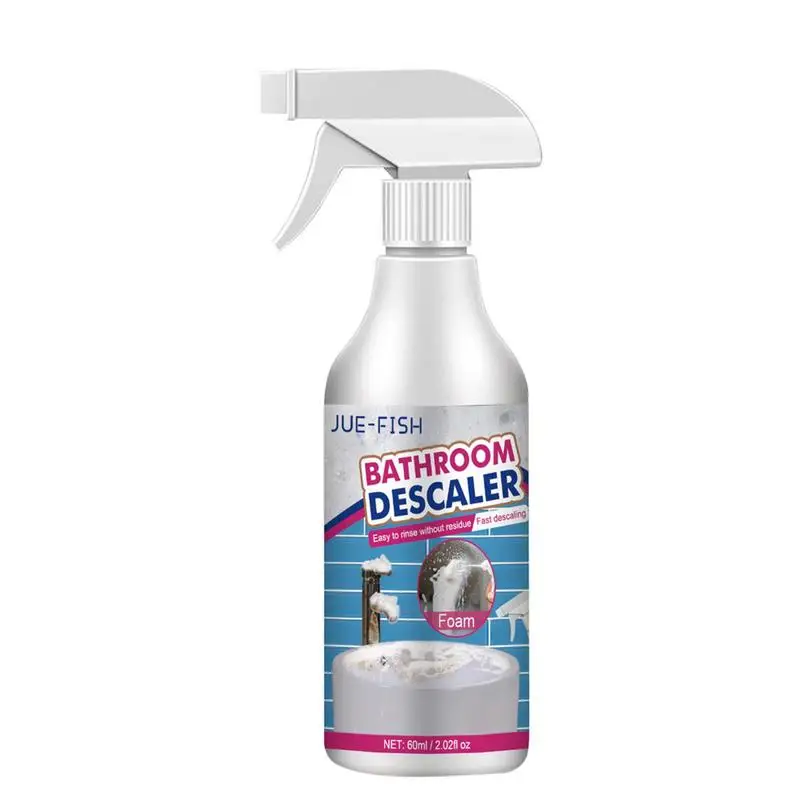 

Bathroom Descaler Cleaner 60ML Bathroom Stains Remover Shower Door Cleaner Household Cleaning Tile And Grout Windows Fiberglass