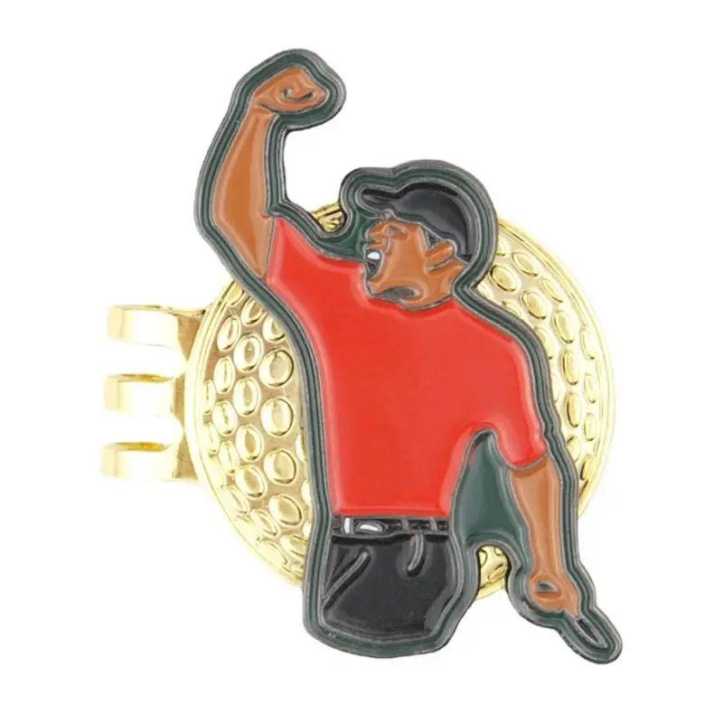 

Golf Ball Mark Alloy Multi Color Durable Mark Green Jacket Marker Mark Golf Ball Position Green Golf Hat Clip Golf Accessories