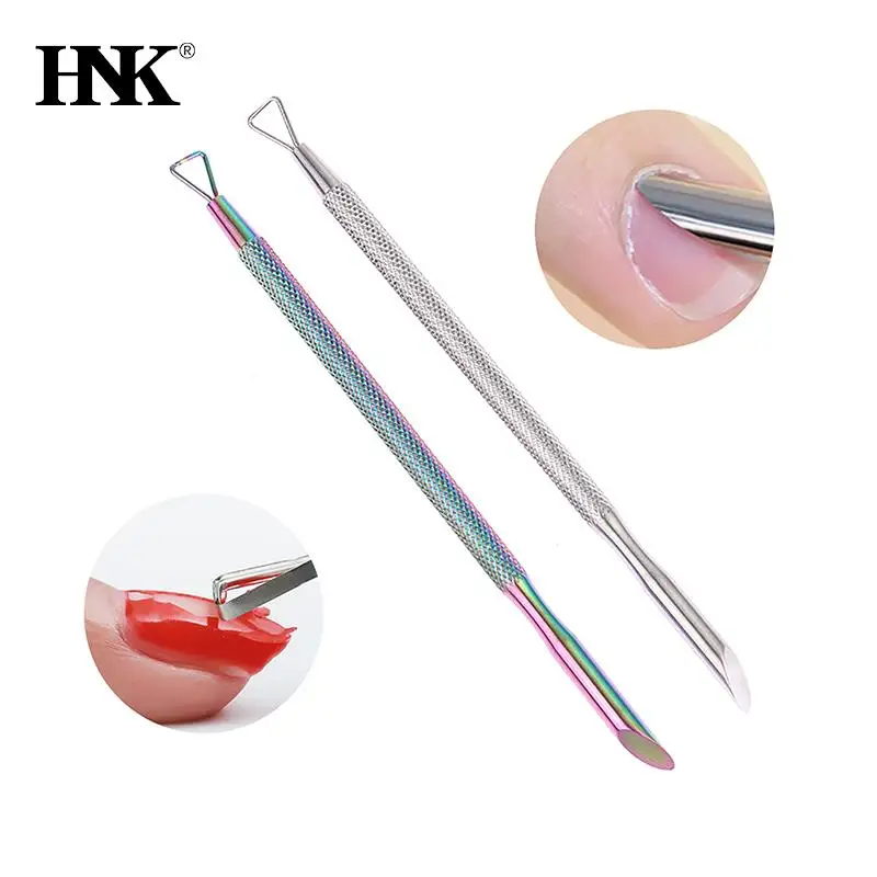 

Двухсторонний инструмент для удаления кутикулы из нержавеющей стали, 2 в 1, 1 шт.