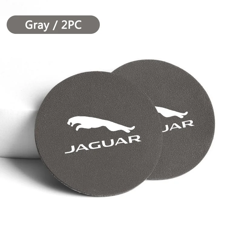 2 шт. нескользящая автомобильная подставка для стайлинга чашек воды Jaguar XFL XEL E-PACE
