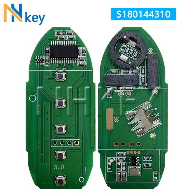 Фото Автомобильный ключ-пульт NH KEY S180144110/S180144310 KR5S180144014/106 для Nissan Rogue 2017-2019, Altima, Maxima 2016-2019, 433 МГц, чип 4A №3