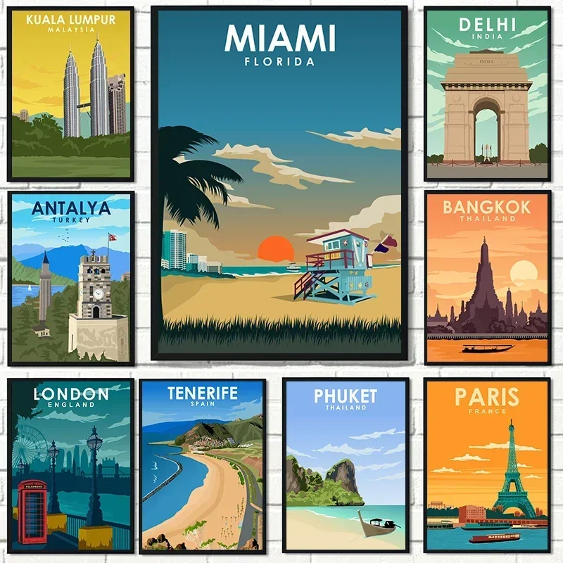 Современное Искусство Для Путешествий Абстрактное Значение Таиланд Пляж Hd