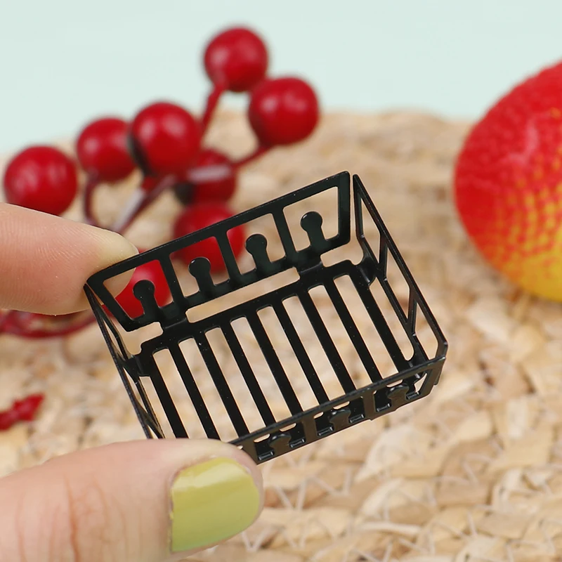 

Dollhouse Miniatures 1:12 Scale Black Dish Drainer Dish Shelves Tableware Toys doll accessories miniature dollhouse furniture