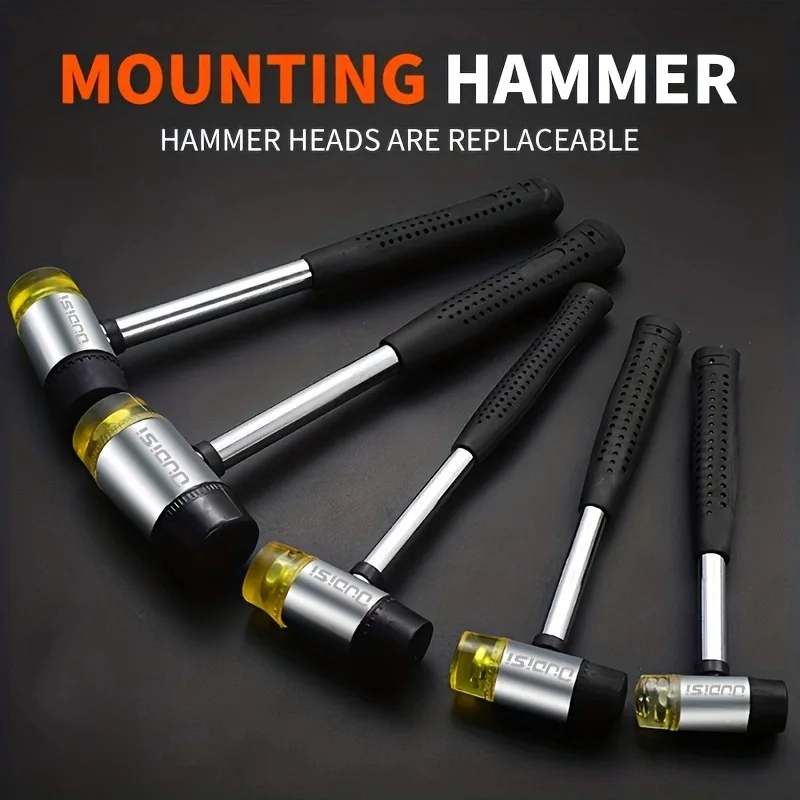 Резиновый молоток с деревянным держателем кольца для ремонта и регулирования marki