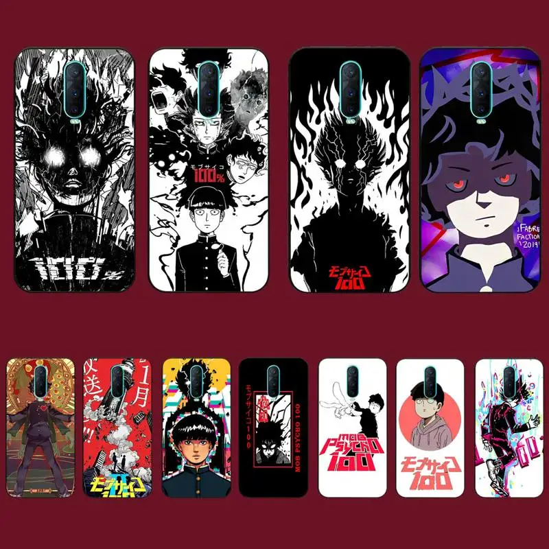 

Mob Psycho 100 Shigeo Kageyama Anime Phone Case for Vivo Y91C Y11 17 19 17 67 81 Oppo A9 2020 Realme c3