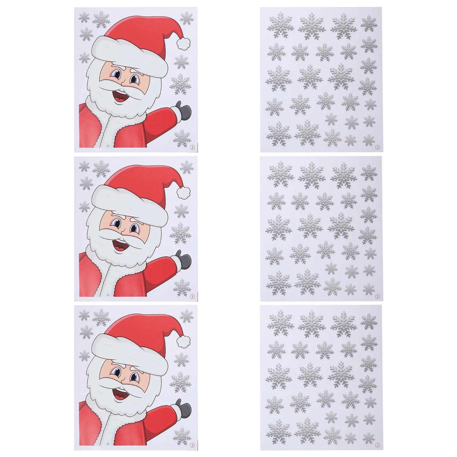 

Stickers Decals Christmaswindow Wall Shop Delicate Festive Snowman Face Sticker Bottle Cartoon Fridge Party