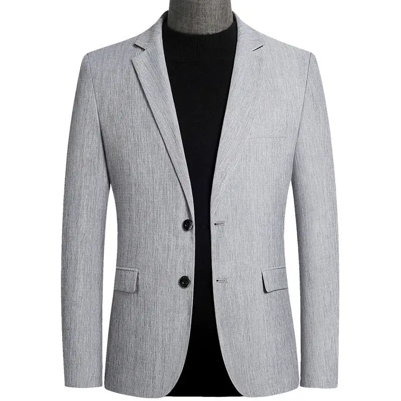 Brand Mens Casual Blazers Business Slim Casural Suit England Style Jacket Men Single-breasted Lapel Blazer Gentleman Clothing
