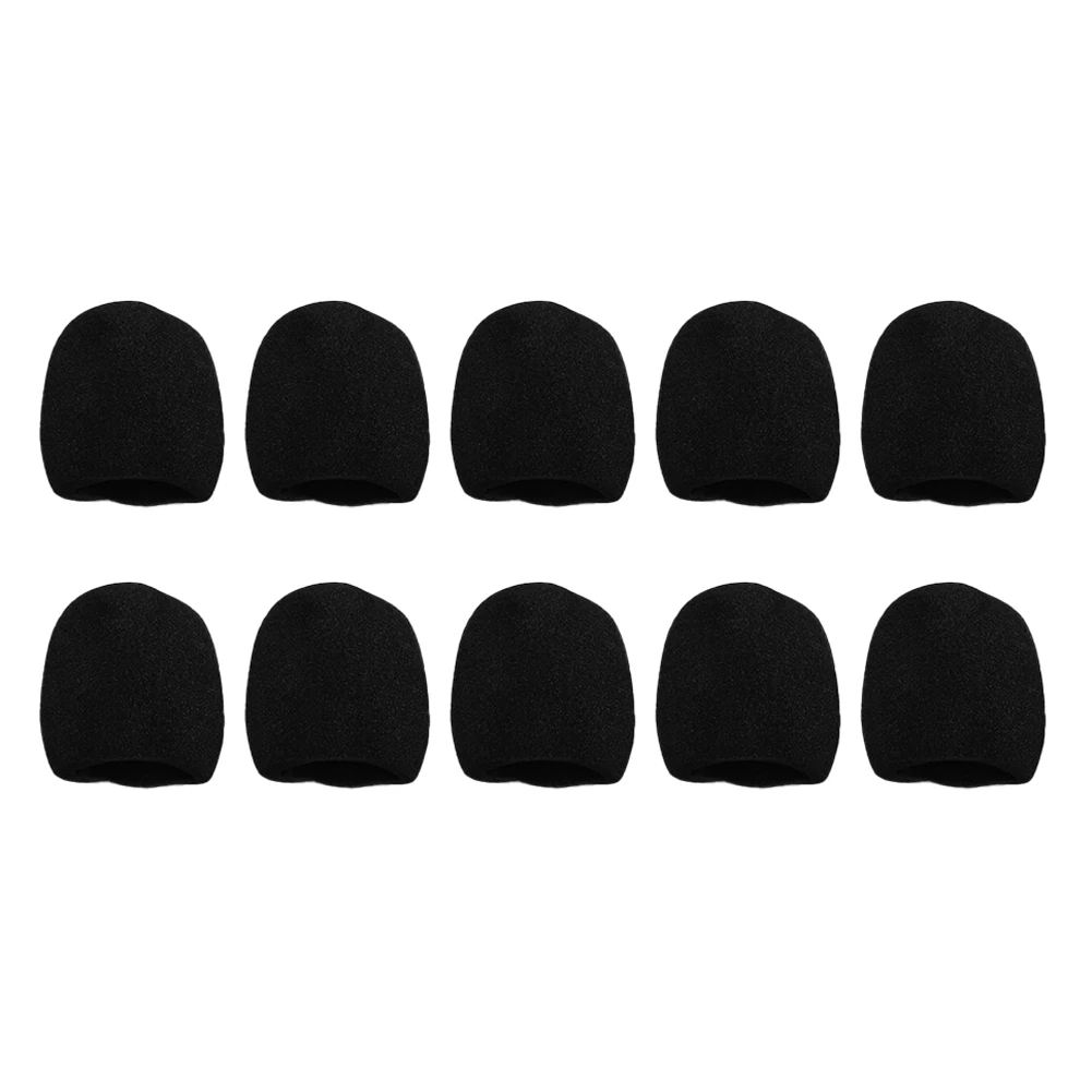 

Case Cover Microphone Cover 10 Pcs Black Handheld Non-Disposable Sponge Cover 0 Pcs Musical Instruments Hot Sale