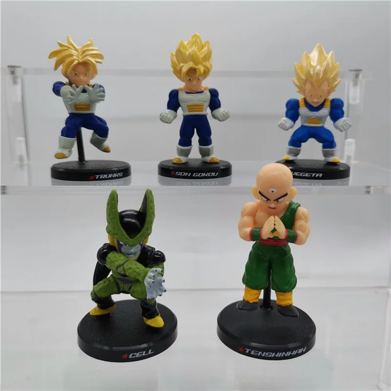 

Фигурки героев аниме из мультфильма «Драконий жемчуг», экшн-фигурки сына Гоку, Вегета IV, торанкусу Тянь, шиньхань, коллекционные украшения, ...