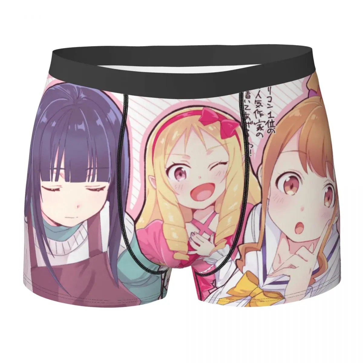

Men Eromanga Sensei Izumi Sagiri Cute Anime Girls Underwear Sexy Boxer Shorts Panties Male Soft Underpants S-XXL