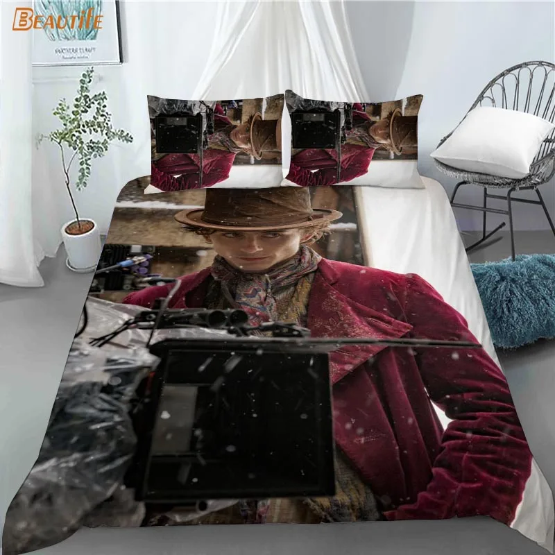 Детский комплект постельного белья из полиэстера с пододеяльником и 2