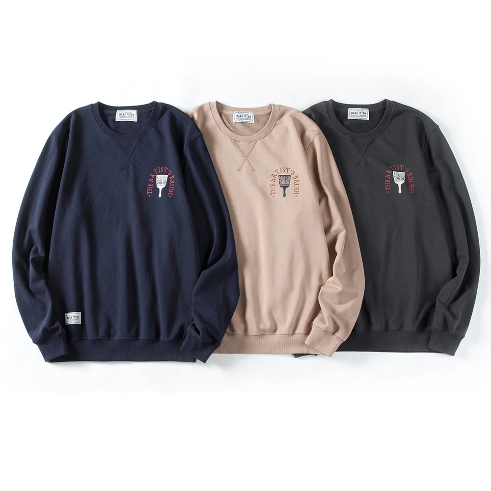 

Men Sweatshirts Hip Hop Crewneck Sweatshirt Loose Fit Men Oversized Autumn Hoodie Men Plus Size Basic Pullover y2k Clothes
