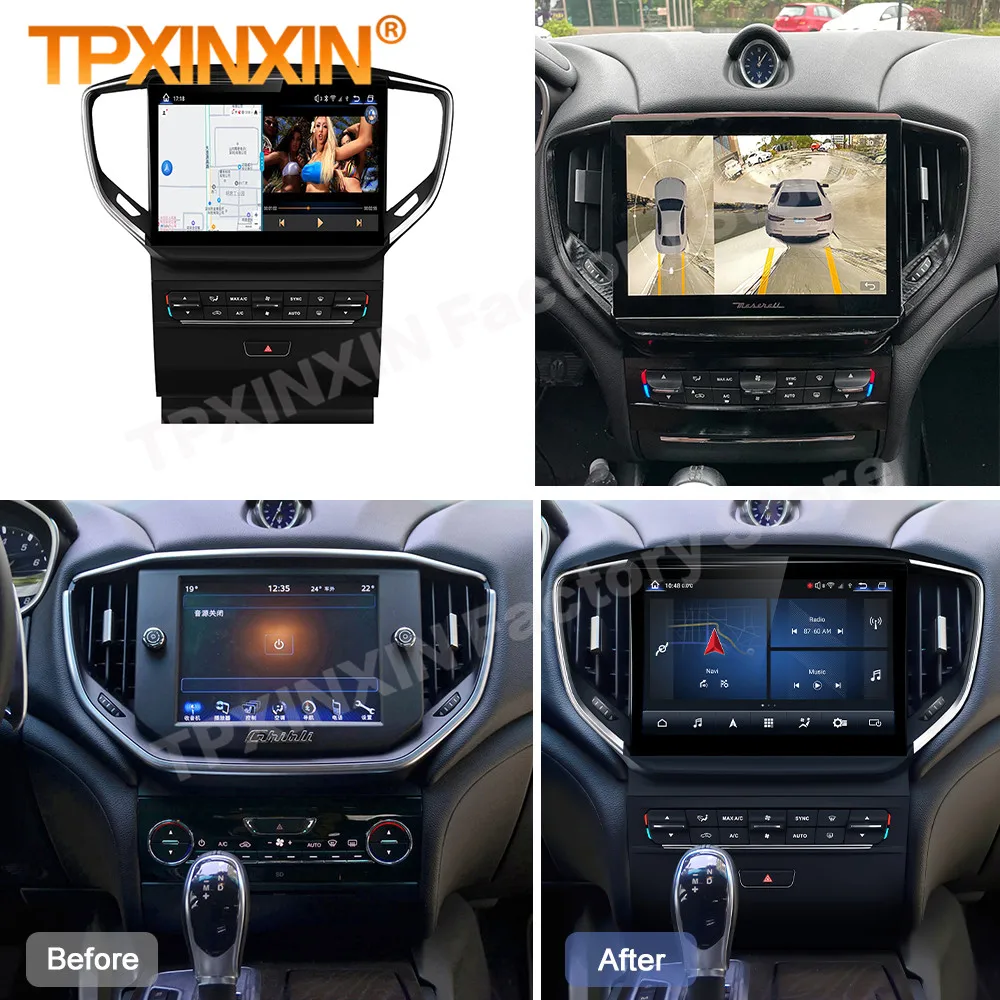 Обновленные 20 моделей 10 26 дюймов для Maserati ghiсот 2014 2015 2016 мультимедийный