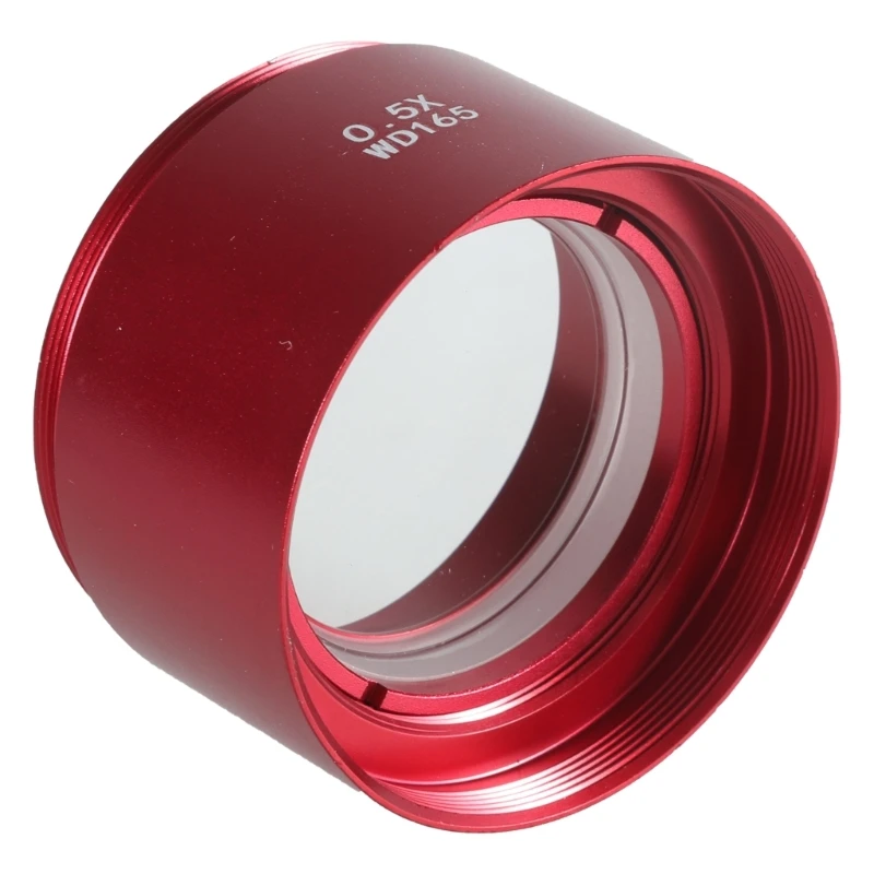 1185 Алюминиевый вспомогательный объектив Барлоу 0 5/0 7 Объектив камеры микроскопа
