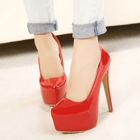 2021 european and american summer new womens sexy 15cm stiletto heels ladies banquet party shallow mouth platform single shoes