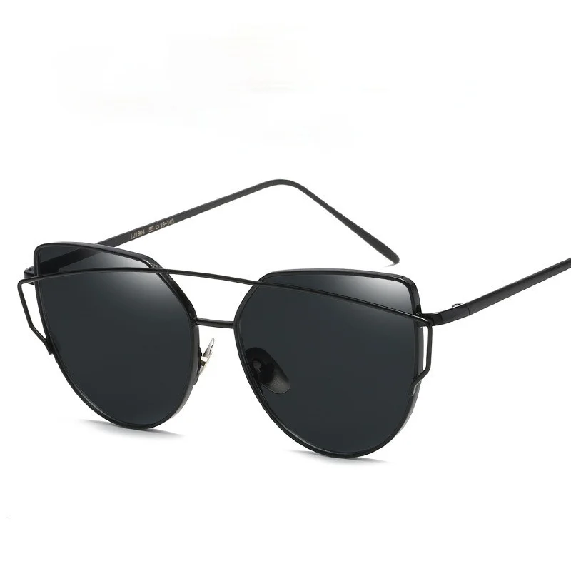 

6 Colors Fashion Sunglasses Women Luxury Cat Eye Mirror Vintage Cateye Sun Glasses Lady Eyewear Sport Sunglasses for Men