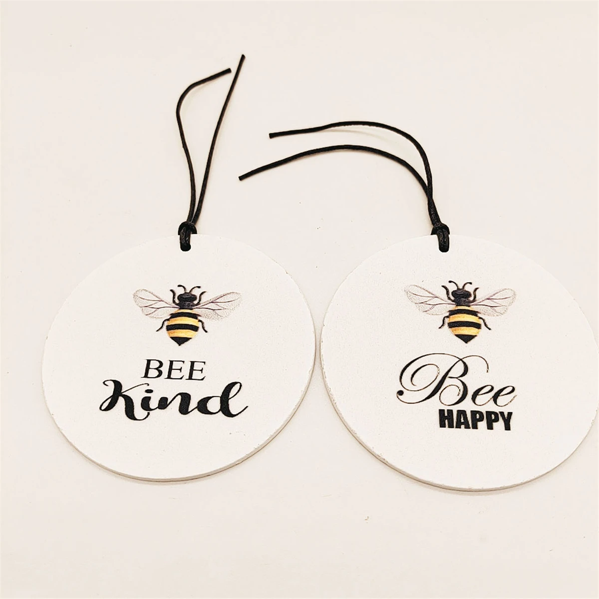 

10 шт., деревянные подвесные украшения для сада