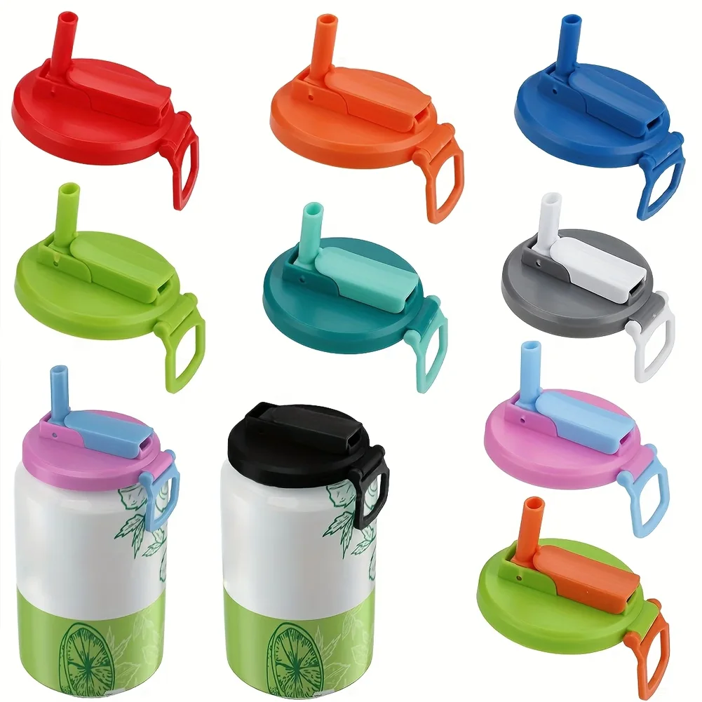 

Дорожные крышки для банок с газировкой, силиконовые соломинки, чехлы для консервных напитков, пивных соков, крышки без BPA, многоразовые крышки для банок, аксессуары