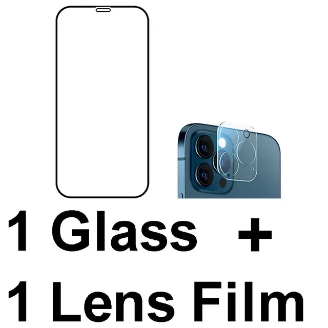 Tempered Glass For iphone 13 Pro Max iphone 13 mini Screen Protector 3D Camera Lens Glass Cover Film For iphone 13 Pro Glass