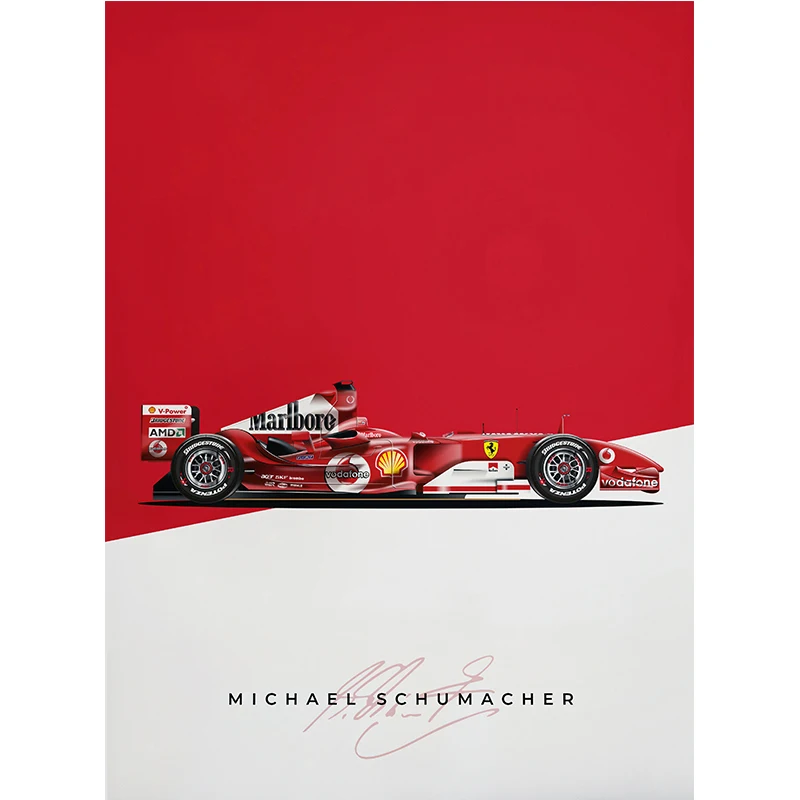 

Классика, F1 Michael Schumacher Racing, печать на холсте