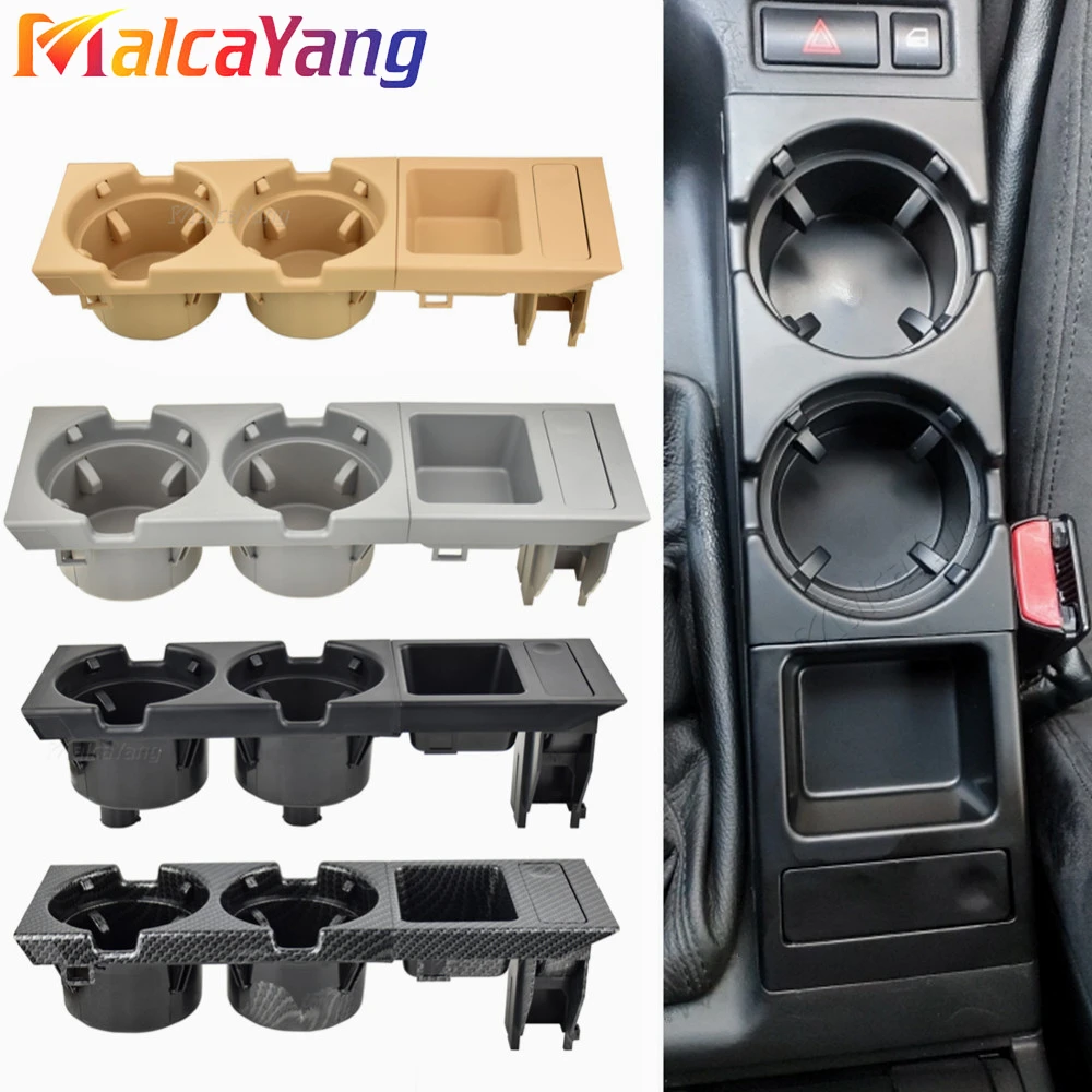 

Car Center Console Water Cup Holder Beverage Bottle Holder Coin Tray 51168217953 For Bmw 3 Series E46 323i 318I 320I 1998-2006