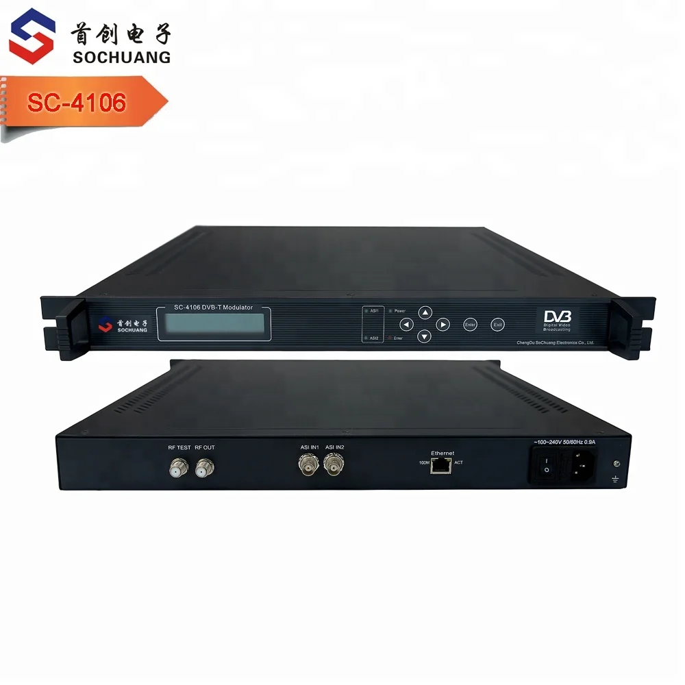 

Цифровой ТВ-модулятор SC-4106 DVB-T